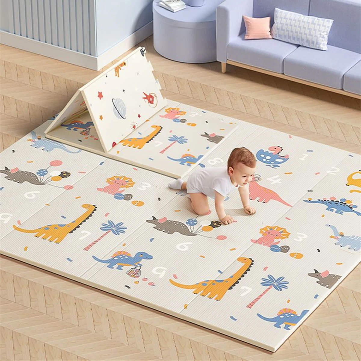 Foldable Children's Carpet Bab - Baby Nursery Games recension och pris