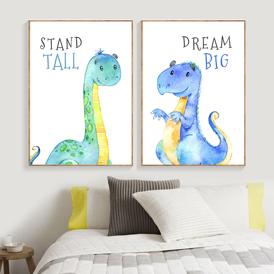 Cartoon Dinosaur Quotes Wall A - Baby Boy Nursery Quotes recension och pris