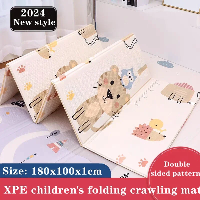 Baby Play Mats Foldable Xpe Pu - Baby Nursery Games recension och pris