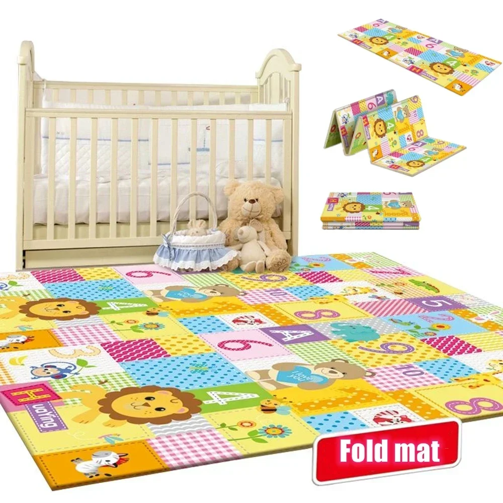 Baby Play Mats Foldable Xpe Pu - Baby Nursery Games recension och pris