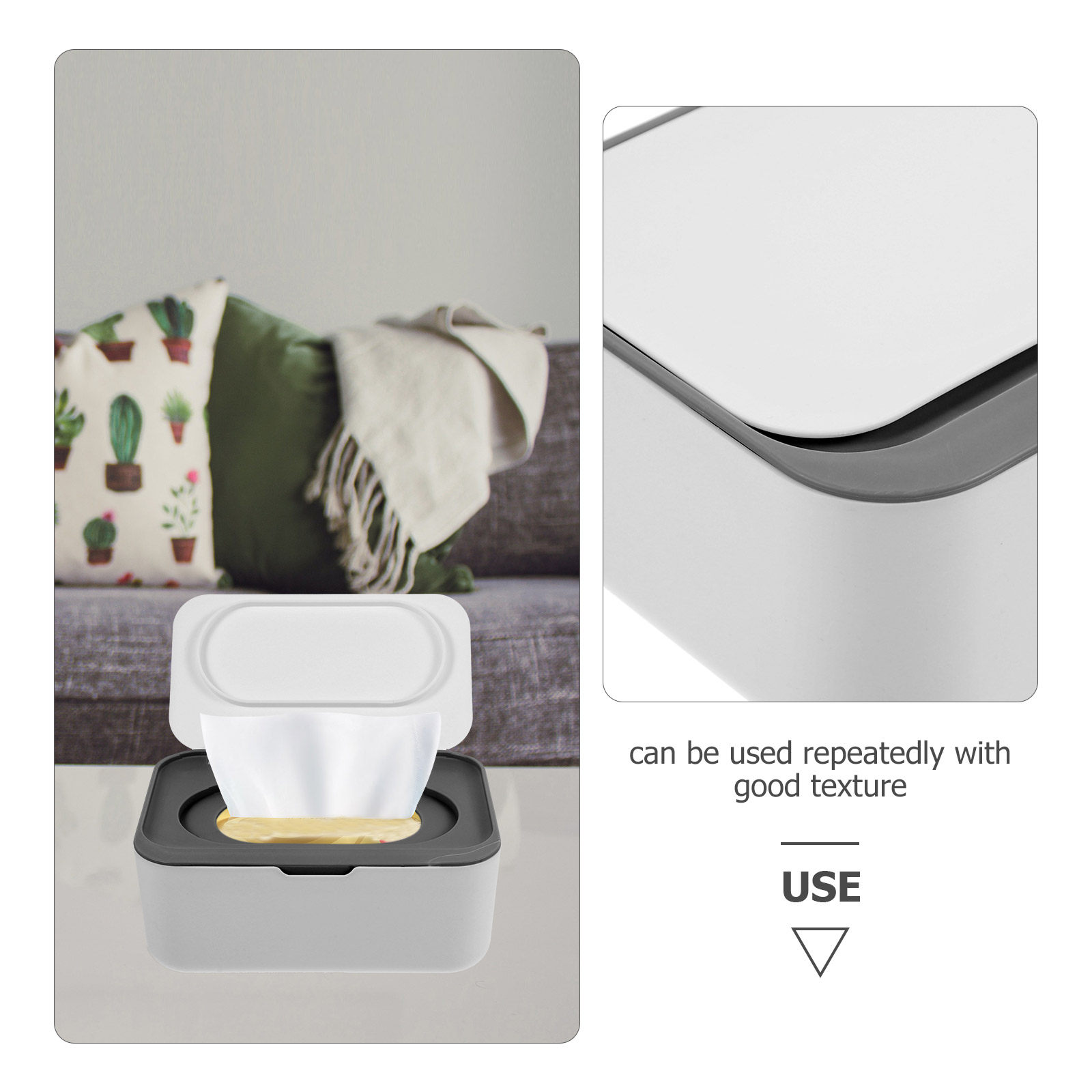 Premium Reusable Wipes Dispens - Baby Nursery Office recension och pris