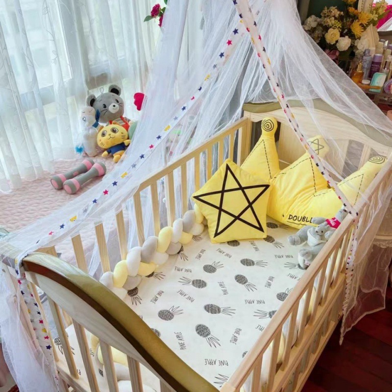 1.5M Baby Bumper Bed Braid Kno - Convertible Crib Set recension och pris