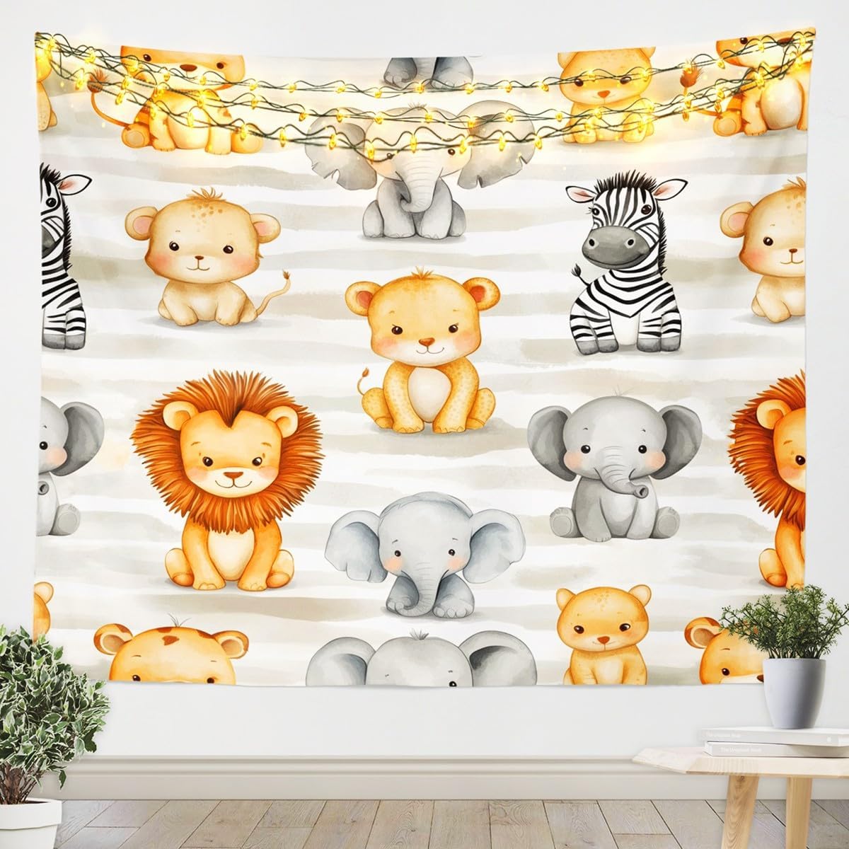 Cute Safari Jungle Animals Tap - Baby Zoo Nursery recension och pris