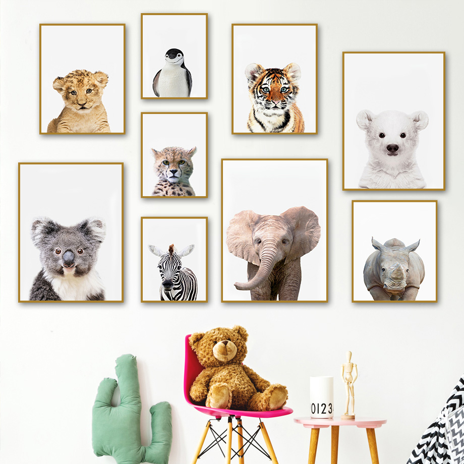 Baby Safari Animal Nursery Wal - Baby Zoo Nursery recension och pris