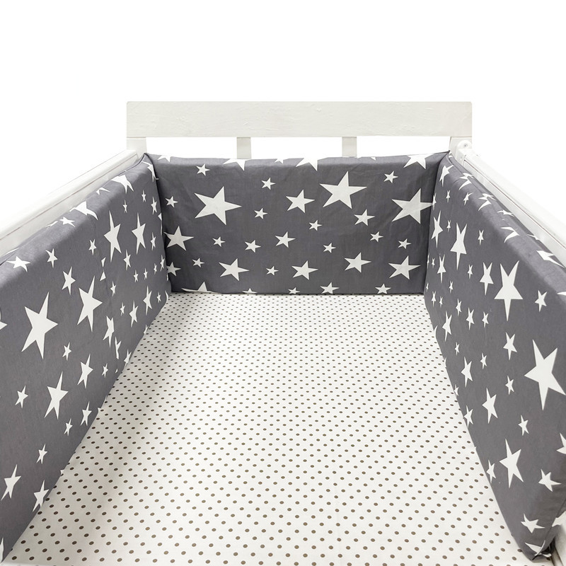 200x30CM Nordic Stars Baby Bed - Convertible Crib Set recension och pris