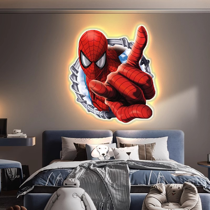Spider Man LED Neon Sign for K - Baby Nursery Wall Lights recension och pris