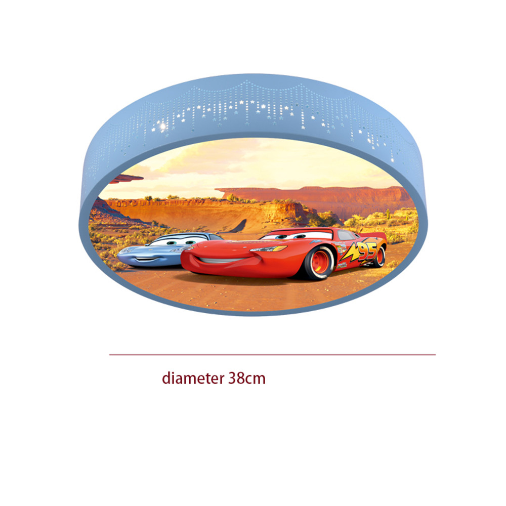 Cartoon Car Round Led Ceiling  - Baby Nursery Light Fixture recension och pris