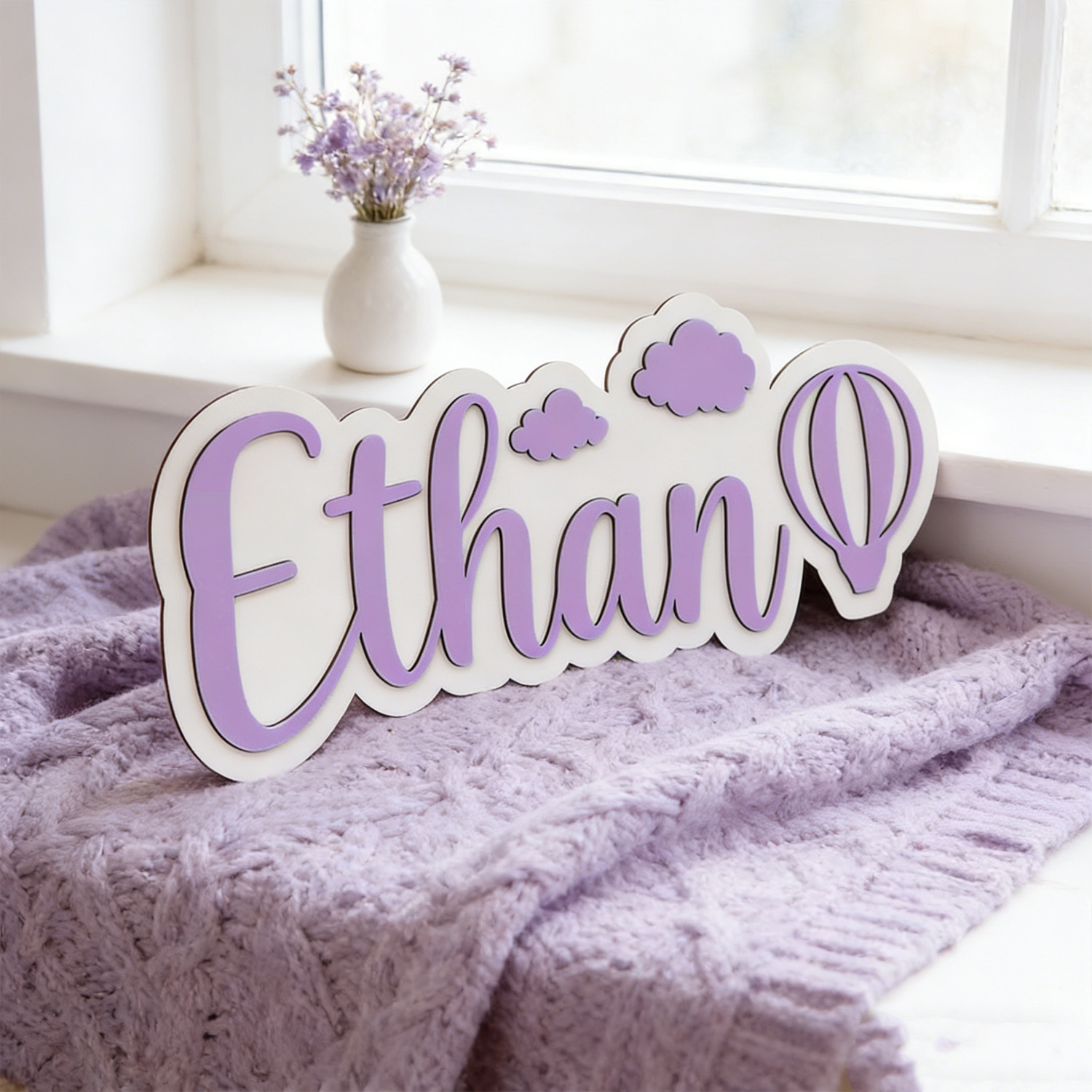 Personalized Hot Air Balloon & - Baby Nursery Baby recension och pris