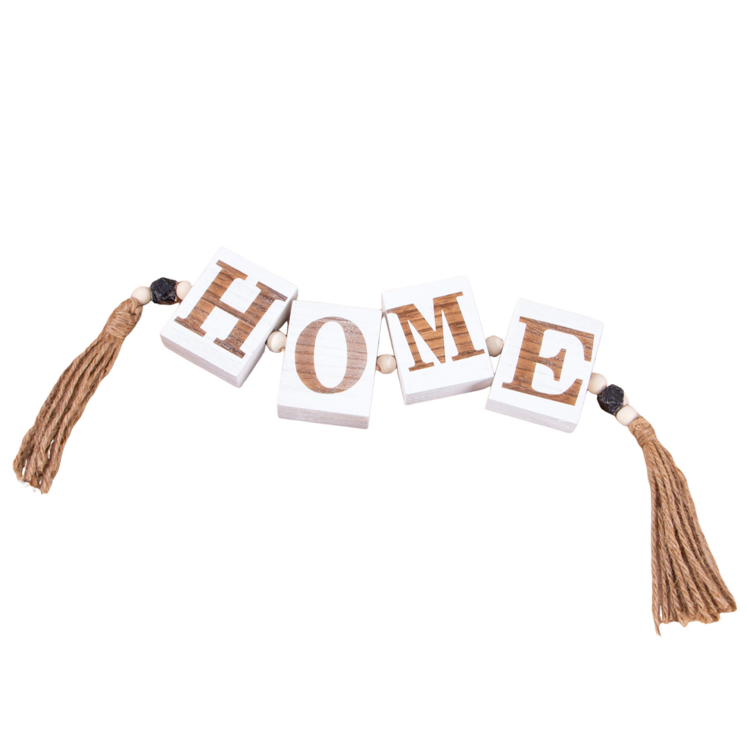 Natural Wood Bead Alphabet Let - Baby Nursery Name Letters recension och pris