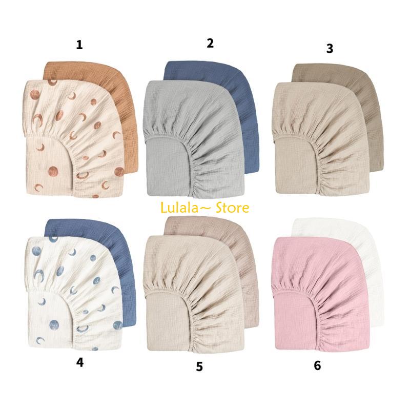 Y4QA 2Pcs Double Layers Baby C - Convertible Crib Set recension och pris