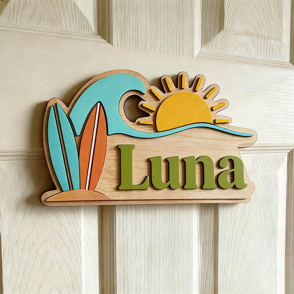 Custom Beach Wave Surfboard Su - Baby Nursery Baby recension och pris