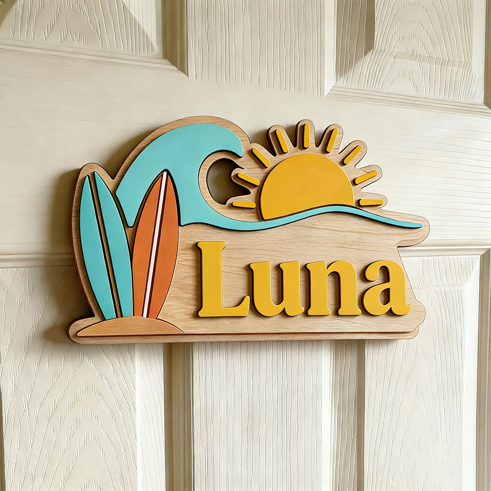 Custom Beach Wave Surfboard Su - Baby Nursery Baby recension och pris