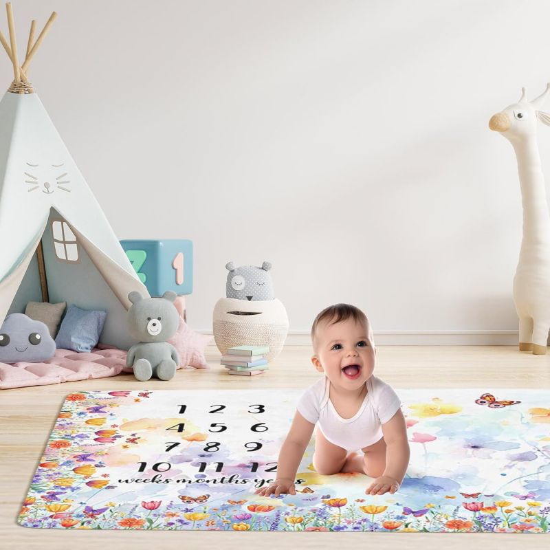 VIKAMA Wildflower Butterfly Ba - Baby Nursery Decor Girl recension och pris