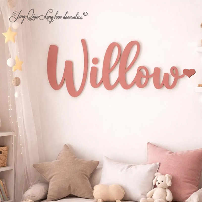 Custom  Wooden Name Sign Nurse - Baby Nursery Name Letters recension och pris