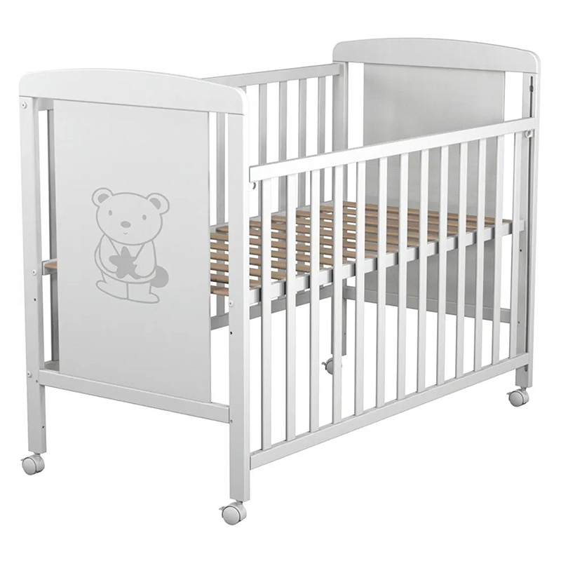 Multifunctional Newborn Wood M - Convertible Crib Set recension och pris
