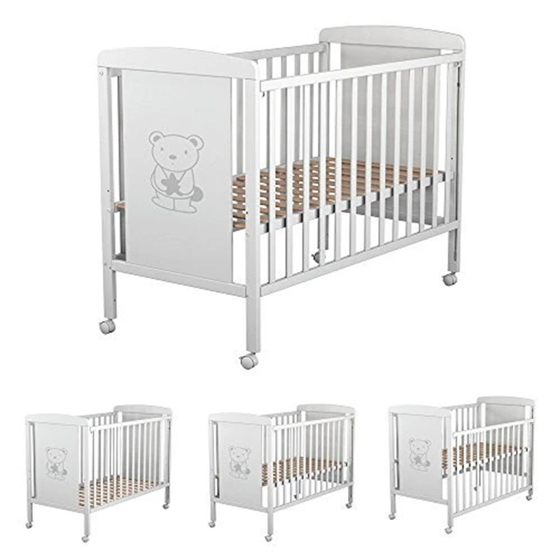 Multifunctional Newborn Wood M - Convertible Crib Set recension och pris