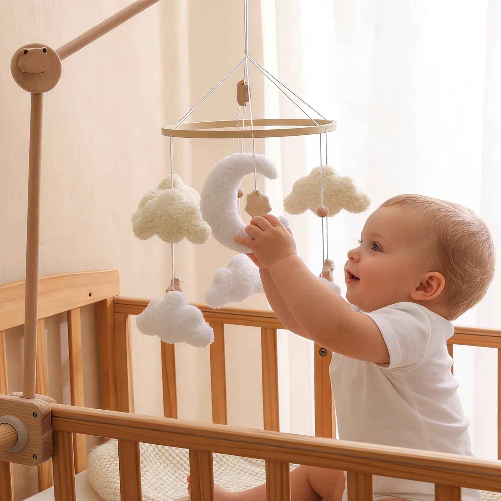 Wooden Crib Mobile Baby Bed Be - Baby Nursery Games recension och pris