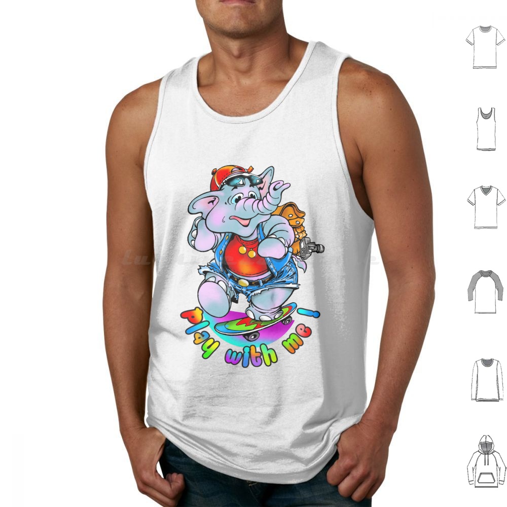 Play With Me ! Tank Tops Print - Baby Zoo Nursery recension och pris