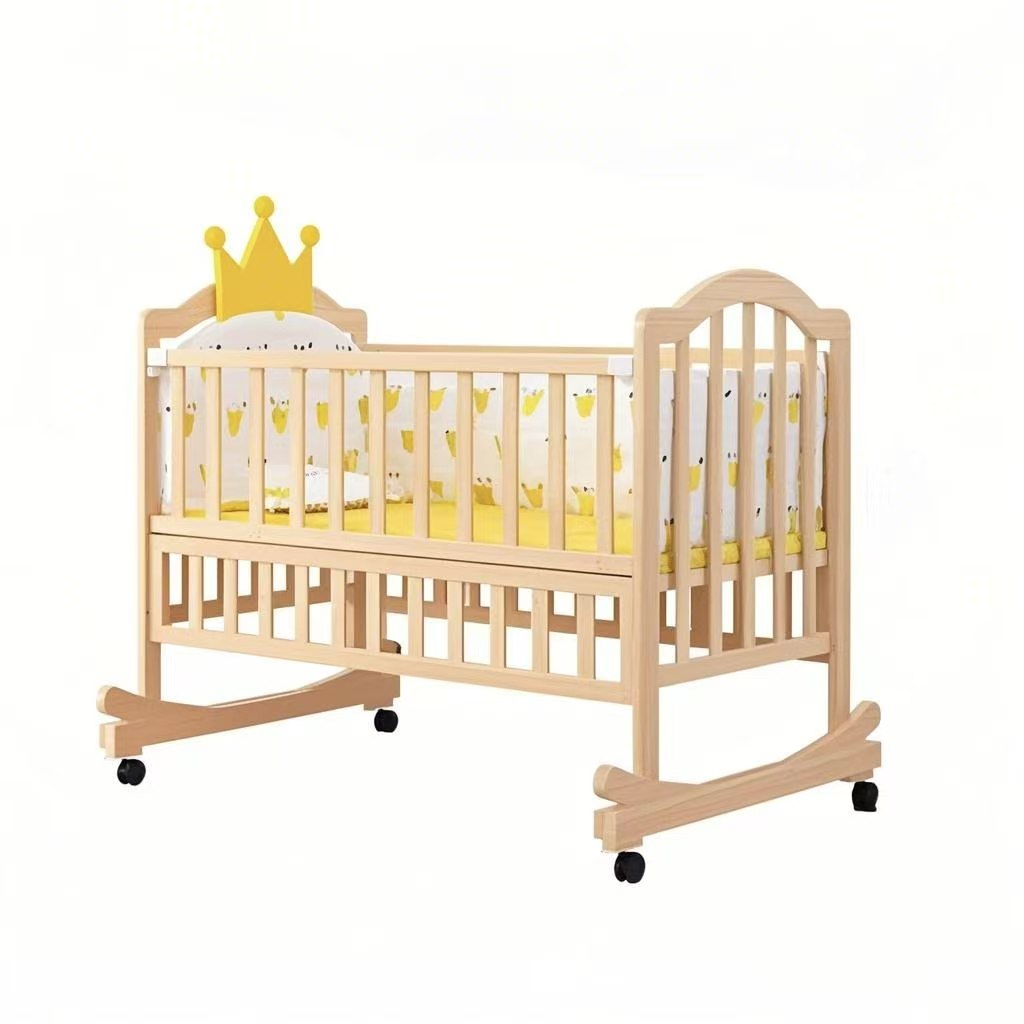 Pine Wood Baby Cribs Kid's  Ro - Convertible Crib Set recension och pris