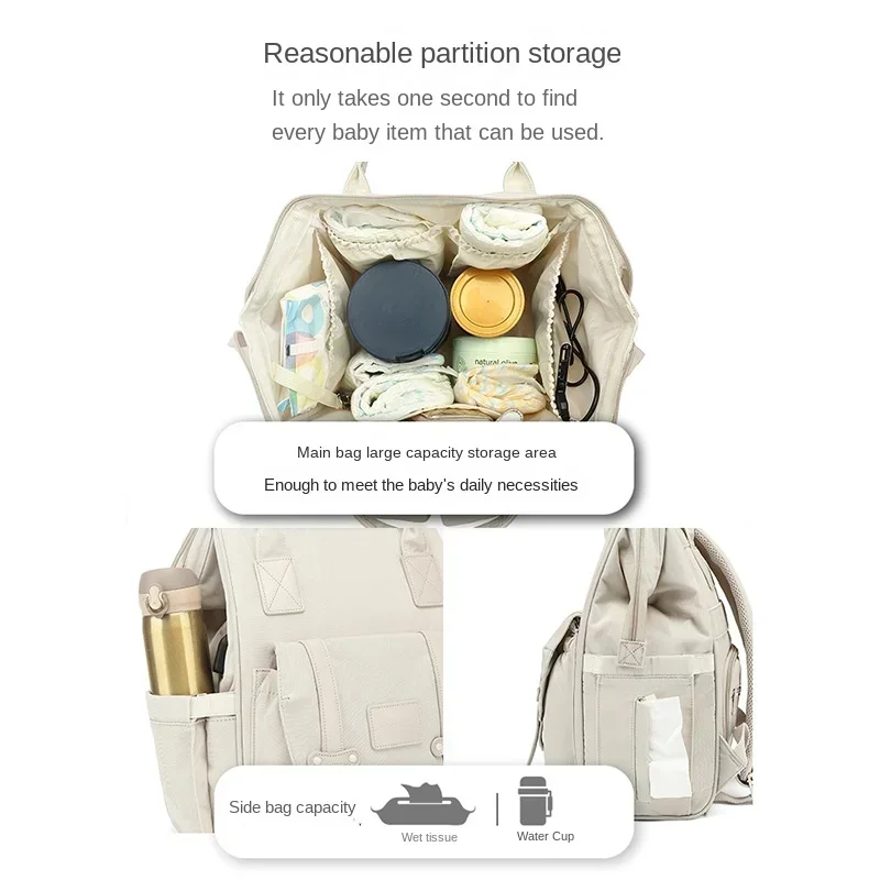 Baby Nappy Bag Mummy Bag Backp - Baby Nursery Bags recension och pris